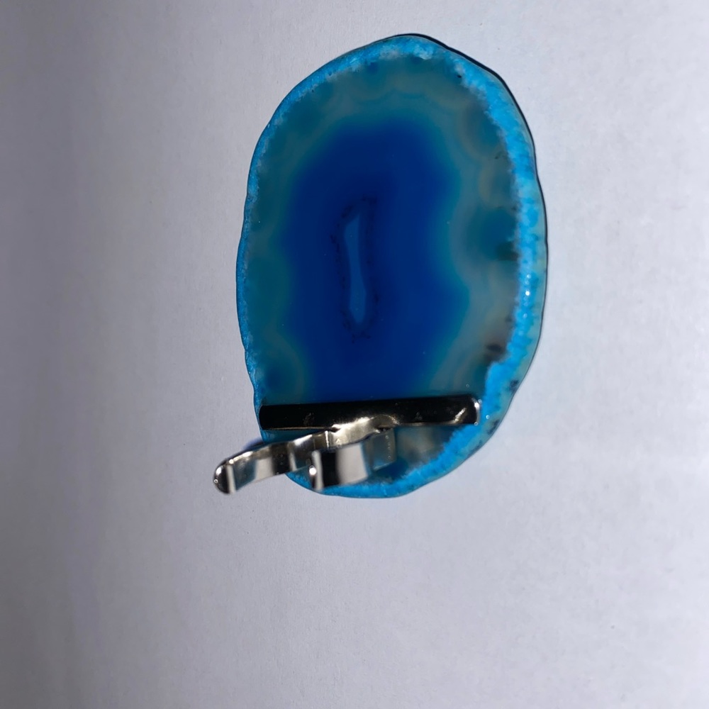 Blue agate night light - Picture 5 of 7
